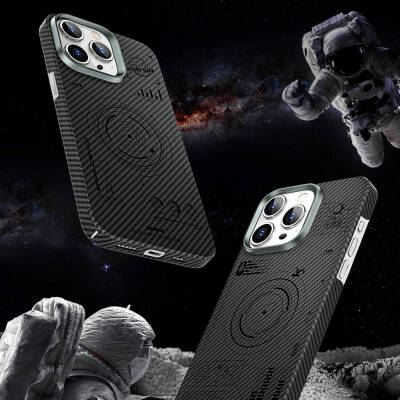 Apple iPhone 15 Pro Case Wiwu KJZ-017 Carbon Fiber 600D Explore Cover - 12