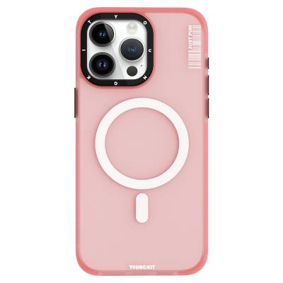 Apple iPhone 15 Pro Case Youngkit Colored Sand Series Cover with Magsafe Charging Feature - 1