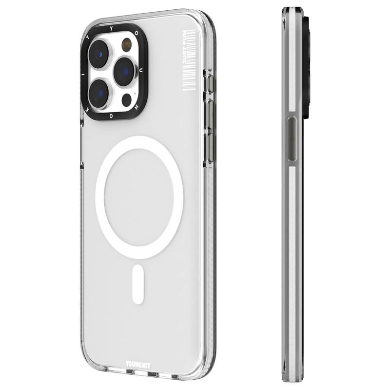 Apple iPhone 15 Pro Case YoungKit Crystal Color Series Cover with Magsafe Charging Feature - 6