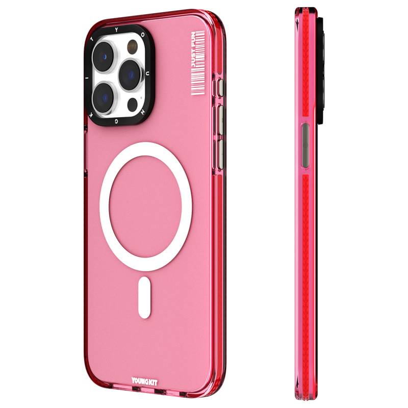 Apple iPhone 15 Pro Case YoungKit Crystal Color Series Cover with Magsafe Charging Feature - 11