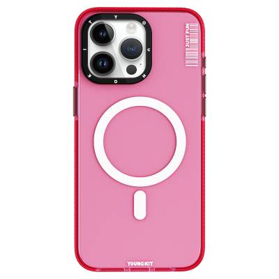 Apple iPhone 15 Pro Case YoungKit Crystal Color Series Cover with Magsafe Charging Feature - 3