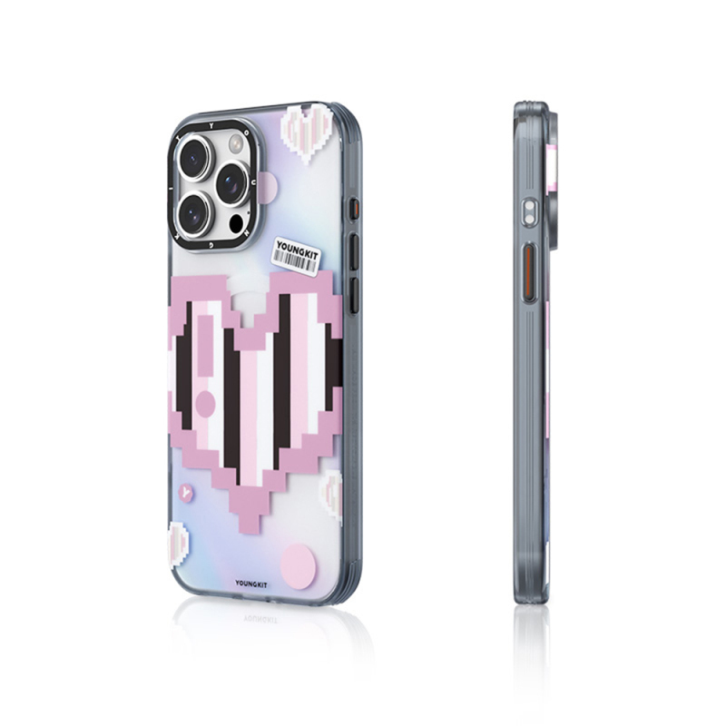 Apple iPhone 15 Pro Case Youngkit Love Series Cover with Magsafe Charging Feature - 4