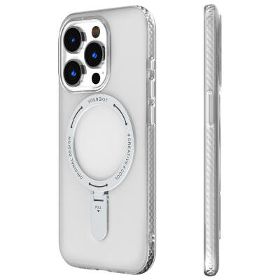 Apple iPhone 15 Pro Case Youngkit Rock Series Cover with Magsafe Charging Feature - 11