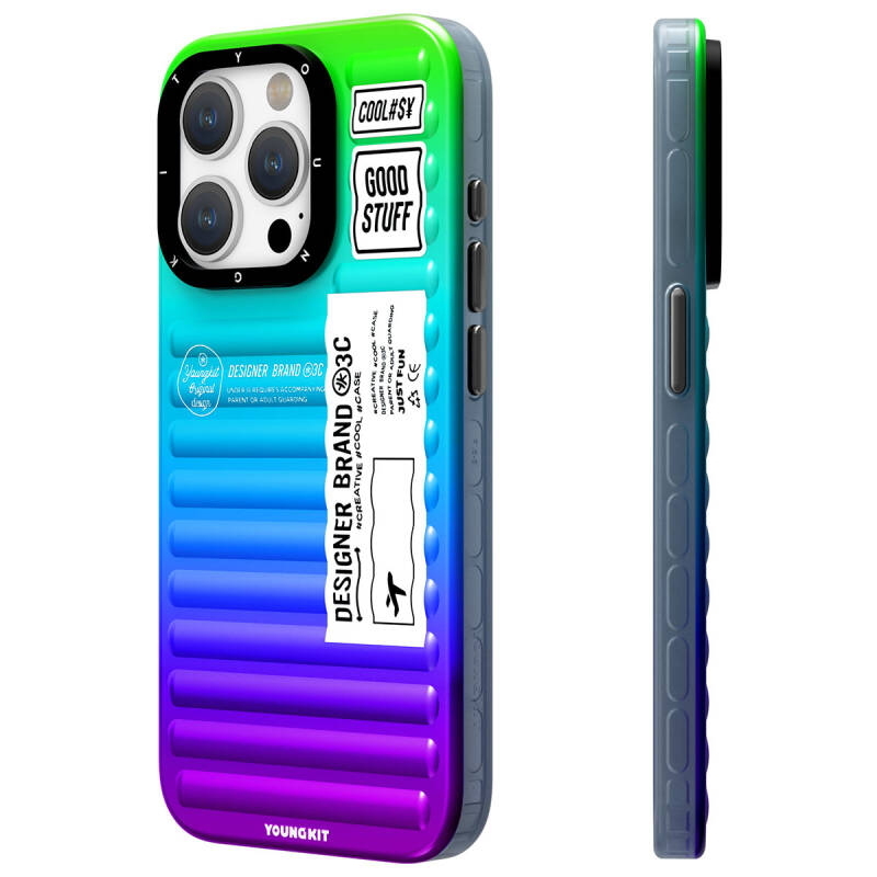 Apple iPhone 15 Pro Case YoungKit The Secret Color Series Cover - 9