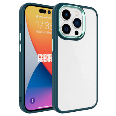 Apple iPhone 15 Pro Case Zore Chrome Cover - 9