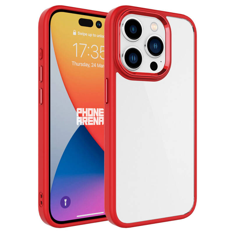 Apple iPhone 15 Pro Case Zore Chrome Cover - 10