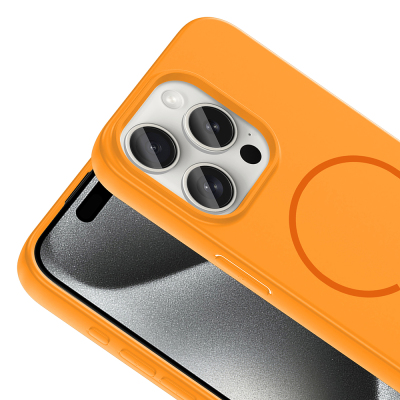 Apple iPhone 15 Pro Case Zore Meta Cover with M-safe Charging Feature - 18