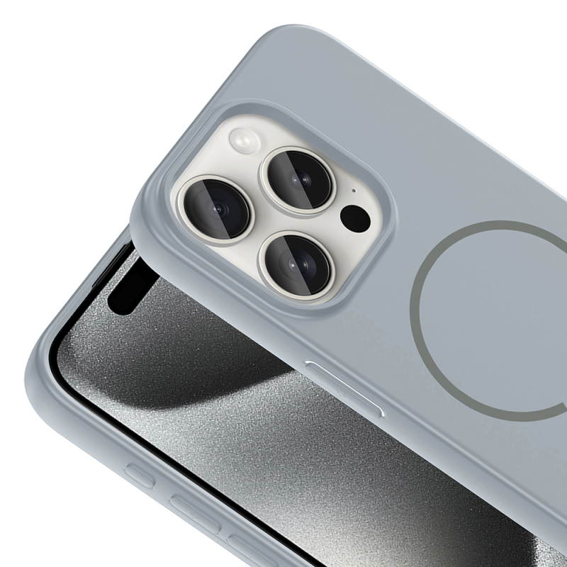 Apple iPhone 15 Pro Case Zore Meta Cover with M-safe Charging Feature - 21