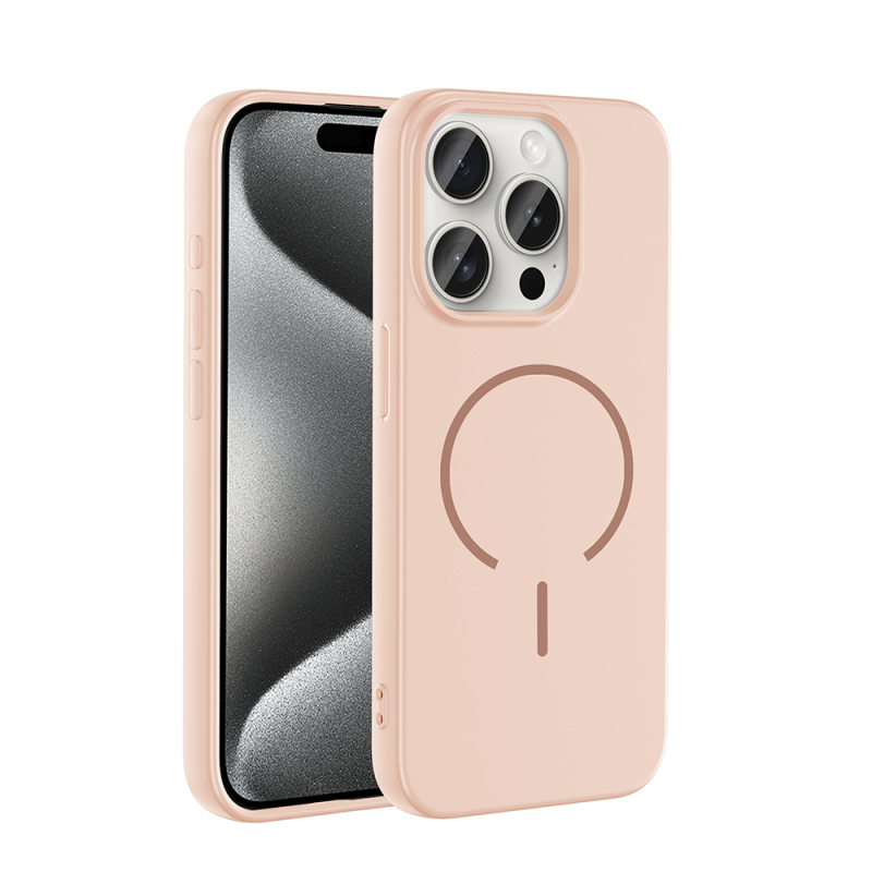 Apple iPhone 15 Pro Case Zore Meta Cover with M-safe Charging Feature - 5