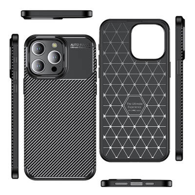 Apple iPhone 15 Pro Case Zore Negro Silicone Cover - 9