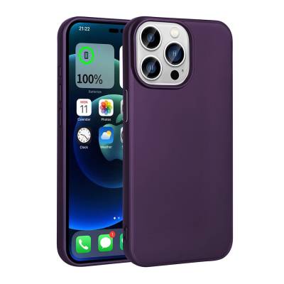 Apple iPhone 15 Pro Case Zore Premier Silicone Cover - 9