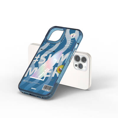 Apple iPhone 15 Pro Kılıf Çift Katman Desenli Wiwu Summer Serisi Kapak - 4