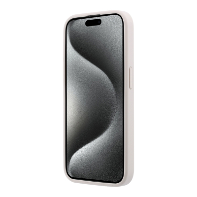 Apple iPhone 15 Pro Kılıf Guess Orjinal Lisanslı M-safe Kabartmalı 4G Desenli Yazı Logolu Kapak - 6