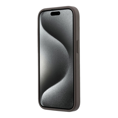 Apple iPhone 15 Pro Kılıf Guess Orjinal Lisanslı M-safe Kabartmalı 4G Desenli Yazı Logolu Kapak - 12