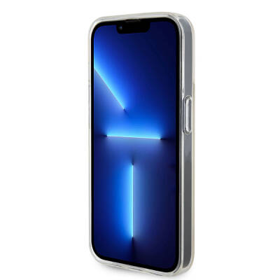 Apple iPhone 15 Pro Kılıf Guess Orjinal Lisanslı Yazı Logolu Mirror Disco Kapak - 12