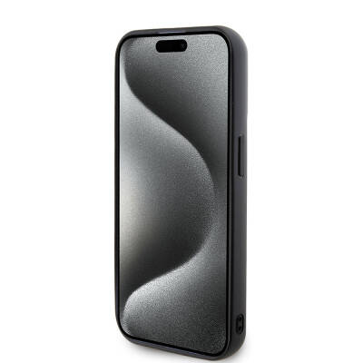 Apple iPhone 15 Pro Kılıf Karl Lagerfeld Silikon 3D K&C Logo Orjinal Lisanslı Kapak - 4