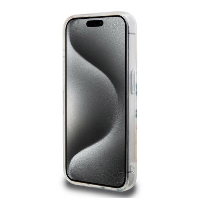 Apple iPhone 15 Pro Kılıf Lacoste Orjinal Lisanslı Magsafe Şarj Özellikli Çift Katmanlı Yamalar Desenli Kapak - 21