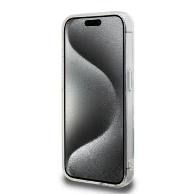 Apple iPhone 15 Pro Kılıf Lacoste Orjinal Lisanslı Magsafe Şarj Özellikli Çift Katmanlı Yamalar Desenli Kapak - 29