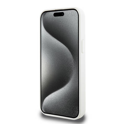 Apple iPhone 15 Pro Kılıf Lacoste Orjinal Lisanslı Magsafe Şarj Özellikli PU Deri Görünümlü Kartlıklı Karışık Monogram Desenli Kapak - 14