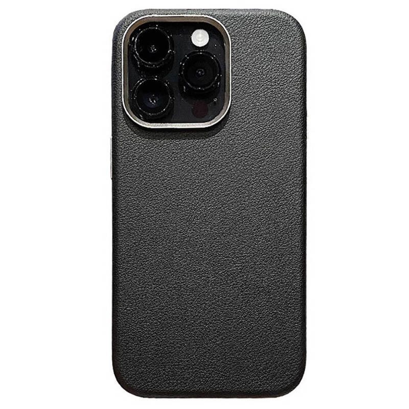 Apple iPhone 15 Pro Kılıf Magsafe Şarj Özellikli PU Deri Zore Adora Kapak - 6