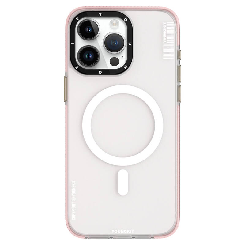 Apple iPhone 15 Pro Kılıf Magsafe Şarj Özellikli Youngkit Jiansha Serisi Kapak - 3