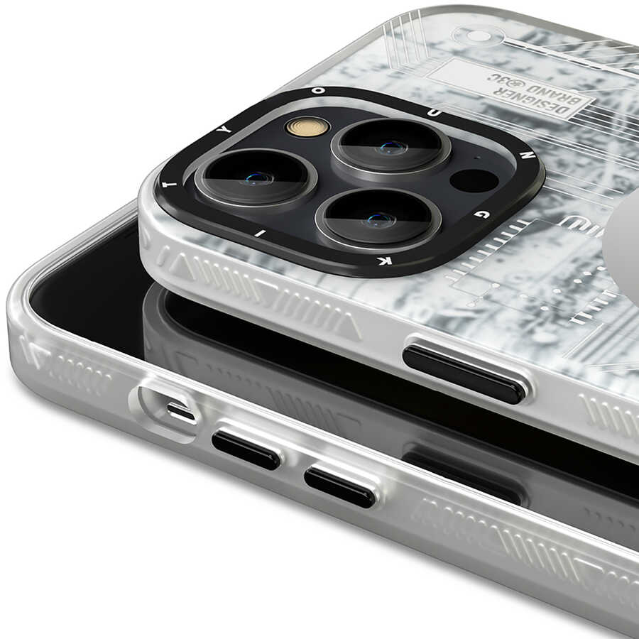 Apple iPhone 15 Pro Kılıf Magsafe Şarj Özellikli YoungKit Technology Serisi Kapak - 4