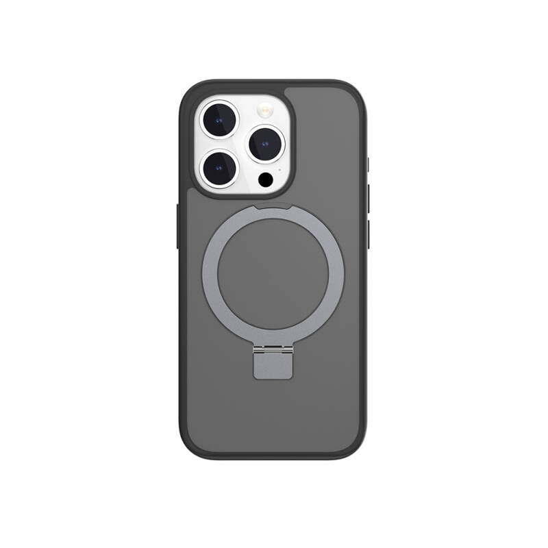 Apple iPhone 15 Pro Kılıf Magsafe Şarj Özellikli Yüzük Standlı Lisanslı Switcheasy Magstand-M Kapak - 1