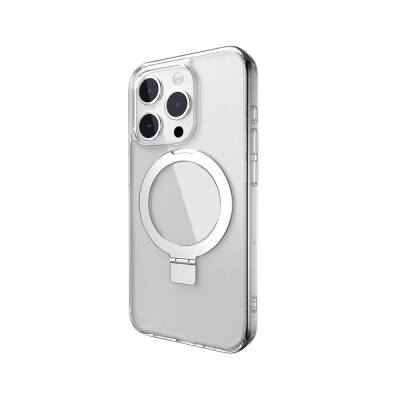 Apple iPhone 15 Pro Kılıf Magsafe Şarj Özellikli Yüzük Standlı Lisanslı Switcheasy Magstand-M Kapak - 10
