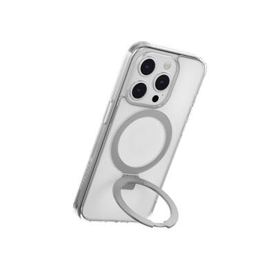Apple iPhone 15 Pro Kılıf Magsafe Şarj Özellikli Yüzük Standlı Lisanslı Switcheasy Magstand-M Kapak - 13