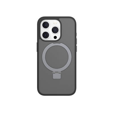 Apple iPhone 15 Pro Kılıf Magsafe Şarj Özellikli Yüzük Standlı Lisanslı Switcheasy Magstand-M Kapak - 2