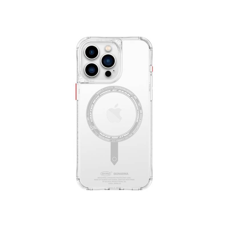 Apple iPhone 15 Pro Kılıf SkinArma Şeffaf Airbag Tasarımlı Magsafe Şarj Özellikli Saido Kapak - 14