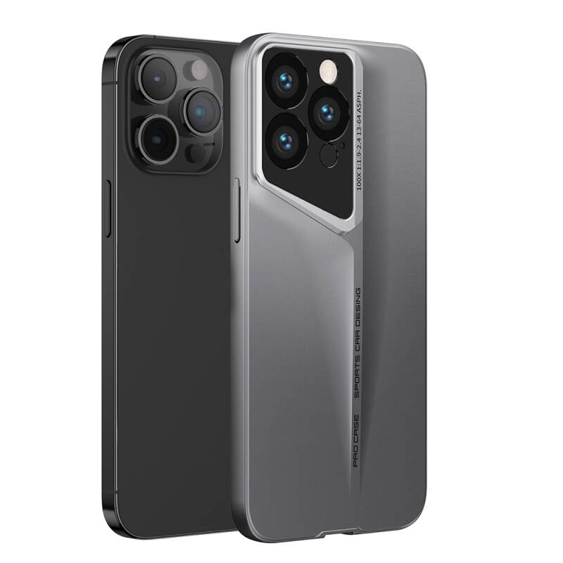 Apple iPhone 15 Pro Kılıf Ultra İnce Kamera Korumalı Sert Rubber Zore Procase Kapak - 6