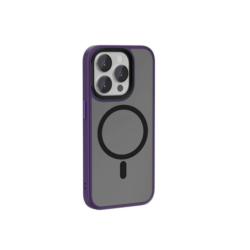 Apple iPhone 15 Pro Kılıf Wiwu FGG-011 Magsafe Şarj Özellikli Kamera Korumalı Kapak - 5