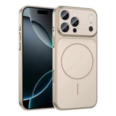 Apple iPhone 15 Pro Kılıf Zore M-Safe Şarj Özellikli Kamera Korumalı Formen Kapak - 7