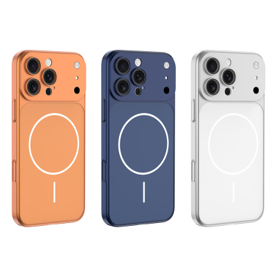 Apple iPhone 15 Pro Kılıf Zore M-Safe Şarj Özellikli Kamera Korumalı Spark Kapak - 11