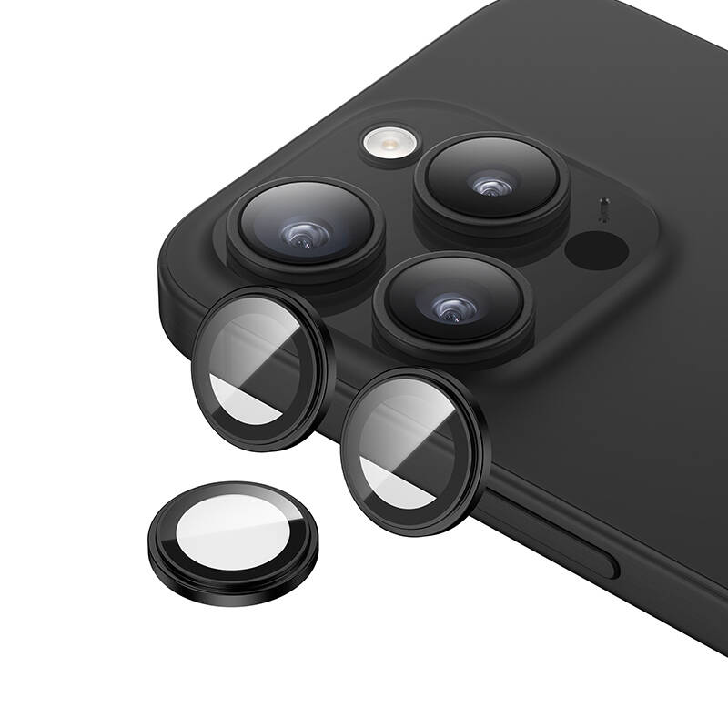 Apple iPhone 15 Pro ​Max Benks King Kong Corning Kamera Lens Koruyucu - 5
