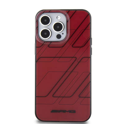 Apple iPhone 15 Pro Max Case AMG Original Licensed Double Layer Square Pattern Cover - 3