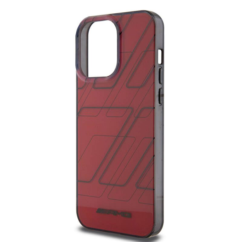 Apple iPhone 15 Pro Max Case AMG Original Licensed Double Layer Square Pattern Cover - 6