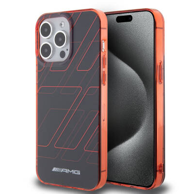 Apple iPhone 15 Pro Max Case AMG Original Licensed Double Layer Square Pattern Cover - 9