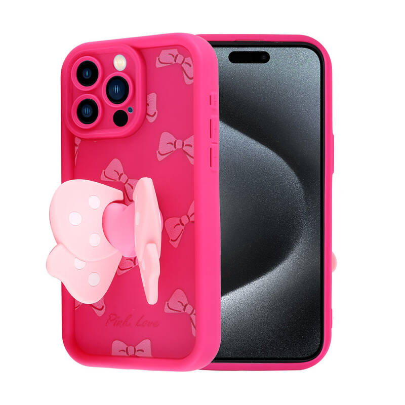 Apple iPhone 15 Pro Max Case Camera Protected Figure Designed Zore Cover - 3