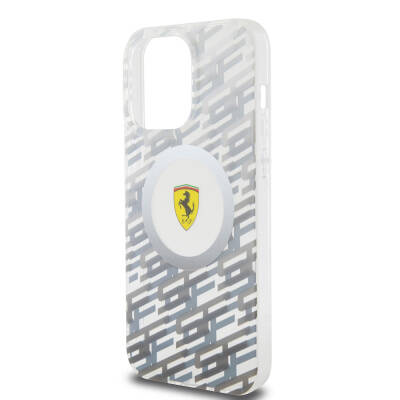 Apple iPhone 15 Pro Max Case Ferrari Original Licensed Magsafe Charging Feature Multi SF Cover - 15
