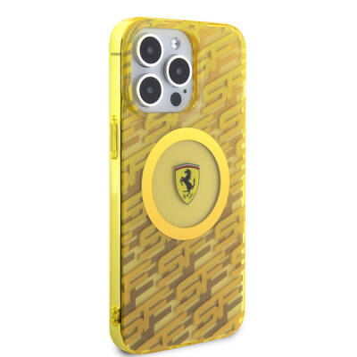 Apple iPhone 15 Pro Max Case Ferrari Original Licensed Magsafe Charging Feature Multi SF Cover - 29