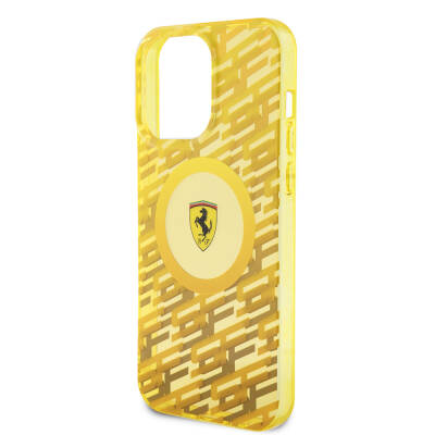 Apple iPhone 15 Pro Max Case Ferrari Original Licensed Magsafe Charging Feature Multi SF Cover - 31