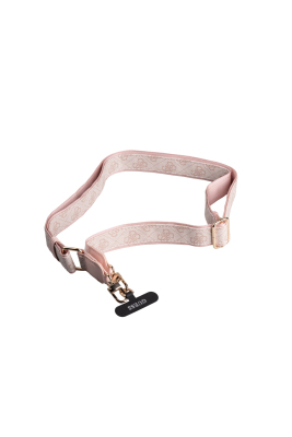 Apple iPhone 15 Pro Max Case Guess Original Licensed 4G Large Metal Logo and Thick Strap - 6