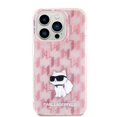 Apple iPhone 15 Pro Max Case Karl Lagerfeld IML C Monogram Original Licensed Cover - 5