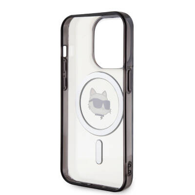 Apple iPhone 15 Pro Max Case Karl Lagerfeld IML Choupette Original Licensed Cover with Magsafe Charging Feature - 6