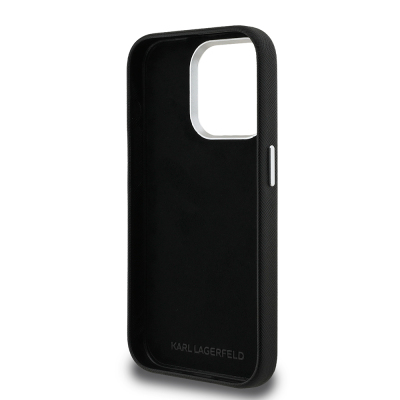 Apple iPhone 15 Pro Max Case Karl Lagerfeld Original Licensed K&C Heads Pins Cover - 9