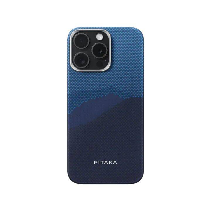 Apple iPhone 15 Pro Max Case M-safe Charging Feature Lumintex Technology Phosphorescent Feature Aramid Fiber Pitaka Tactile Woven Starpeak Series Over The Horizon Cover - 1