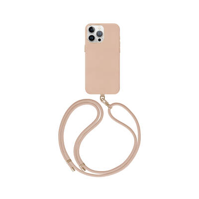 Apple iPhone 15 Pro Max Case Magsafe Charging Feature Soft Back Surface Strap Drawstring Coehl Muse Cover - 2