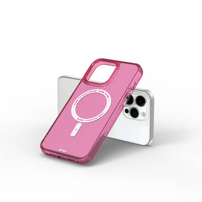Apple iPhone 15 Pro Max Case Magsafe Charging Feature Wiwu Basic Color J Series Cover - 10